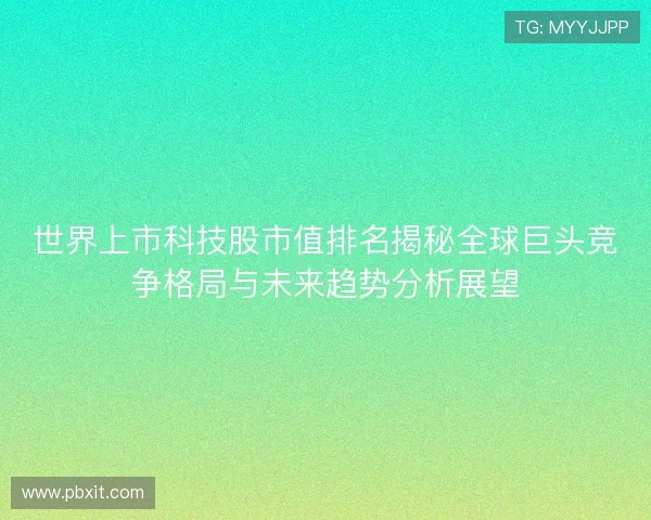 世界上市科技股市值排名揭秘全球巨头竞争格局与未来趋势分析展望
